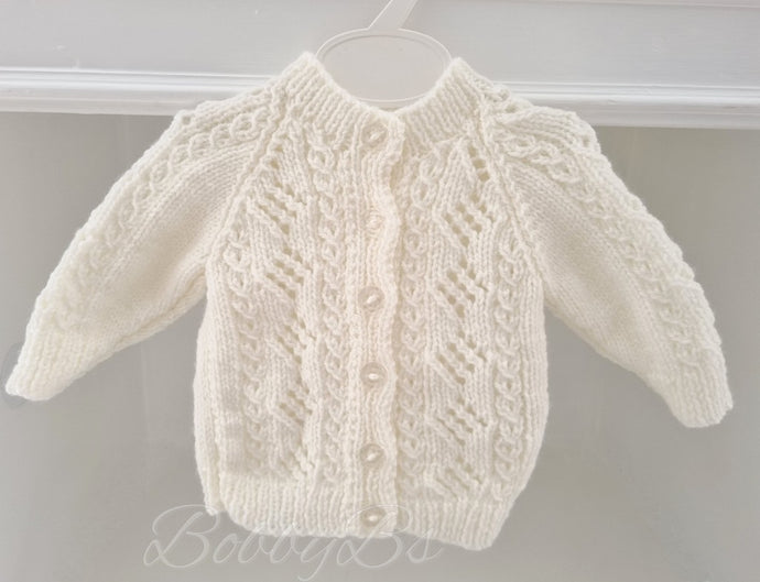 M4C2 -  Ivory knitted cardigan