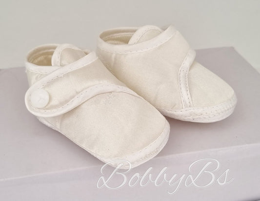 USB5 - Unisex Satin Baby Booties/Shoes