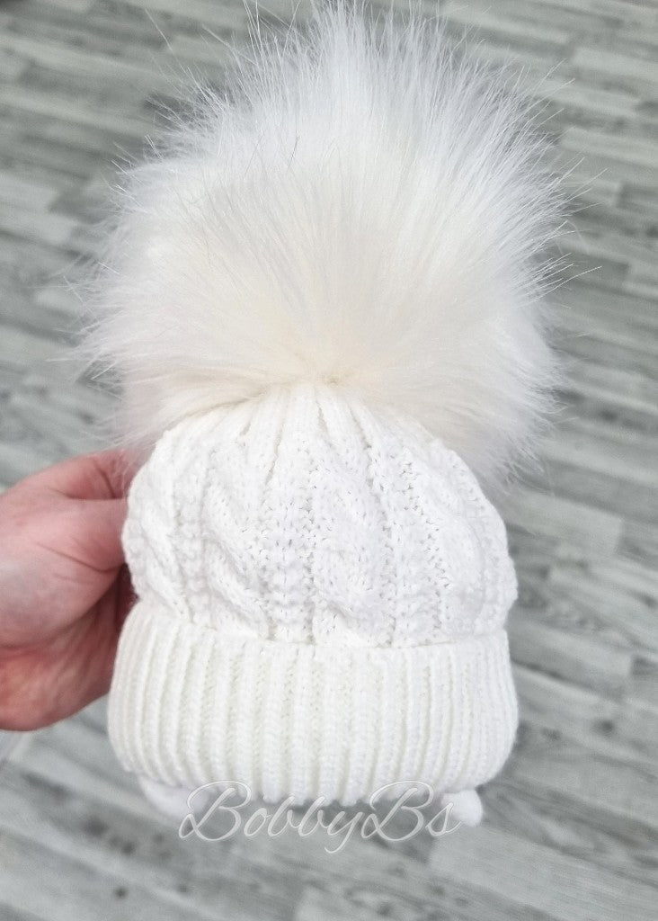 BABY TOPSY - Faux fur single pom
