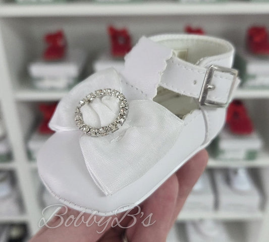 MILLIE - Diamante Bow softsole