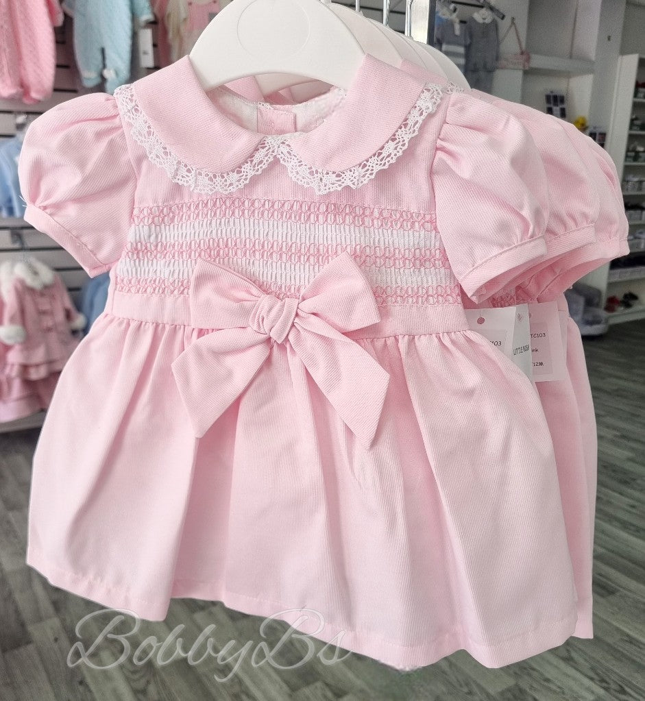 TC103 - Pink Smocked dress