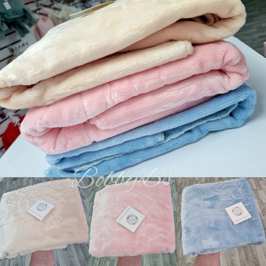 BW112 - Embossed baby blankets