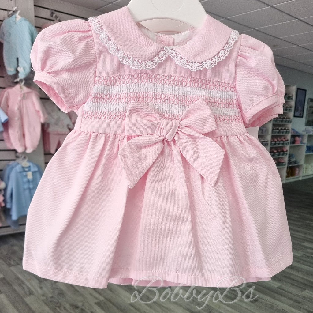 TC103 - Pink Smocked dress