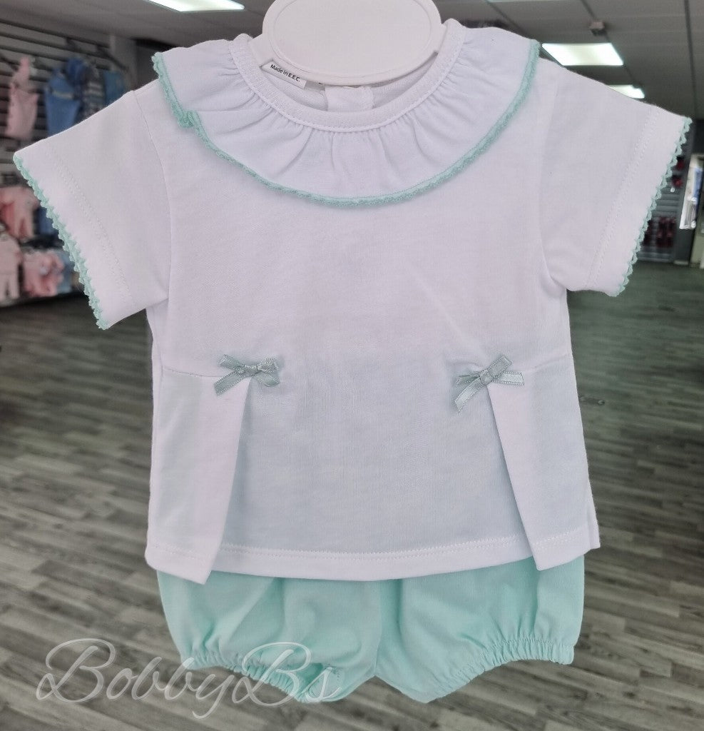 MOD110 - Mint Cotton short set