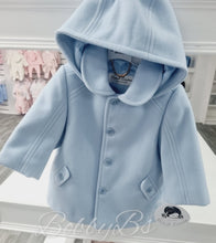 Load image into Gallery viewer, C9000V - Boys Sarah Louise Heritage Collection  Winter Hooded Blue Coat