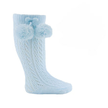 Load image into Gallery viewer, PS04  - Pereline sock with pom pom