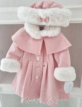 Load image into Gallery viewer, C9500V-1 - Sarah Louise Heritage Collection Pink Fur Trim Coat &amp; hat