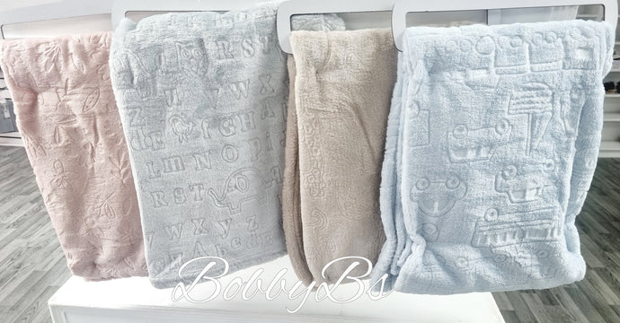 FBP301 - Embossed Baby Blanket wrap