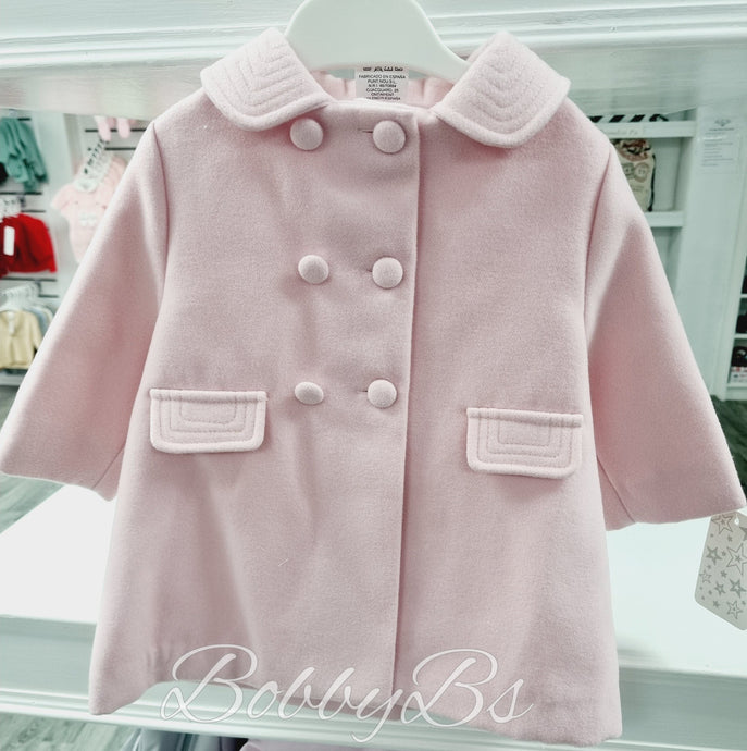 C102 - Pink Double breasted coat