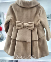 Load image into Gallery viewer, C834 - Camel Satin Bow traditional coat
