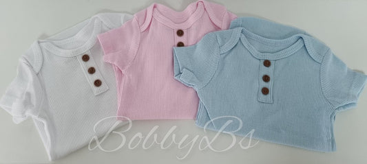 STBS4500-  Soft ribbed bodysuit