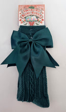 Load image into Gallery viewer, S350 - Knee high Bow sock