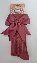 Load image into Gallery viewer, S350 - Knee high Bow sock