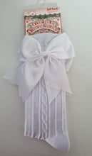 Load image into Gallery viewer, S350 - Knee high Bow sock