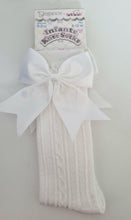 Load image into Gallery viewer, S350 - Knee high Bow sock