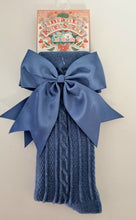 Load image into Gallery viewer, S350 - Knee high Bow sock