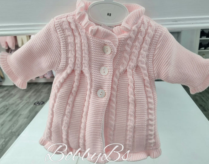 4881 - Pink Cable Cardigan
