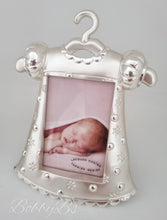 Load image into Gallery viewer, FS598 - Baby Photo Frame Silver Dress 2&quot;x3&#39;&#39;