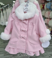 Load image into Gallery viewer, 013538 - Sarah Louise Peplum coat &amp; hat set