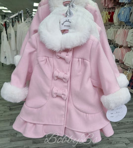 013538 - Sarah Louise Peplum coat & hat set