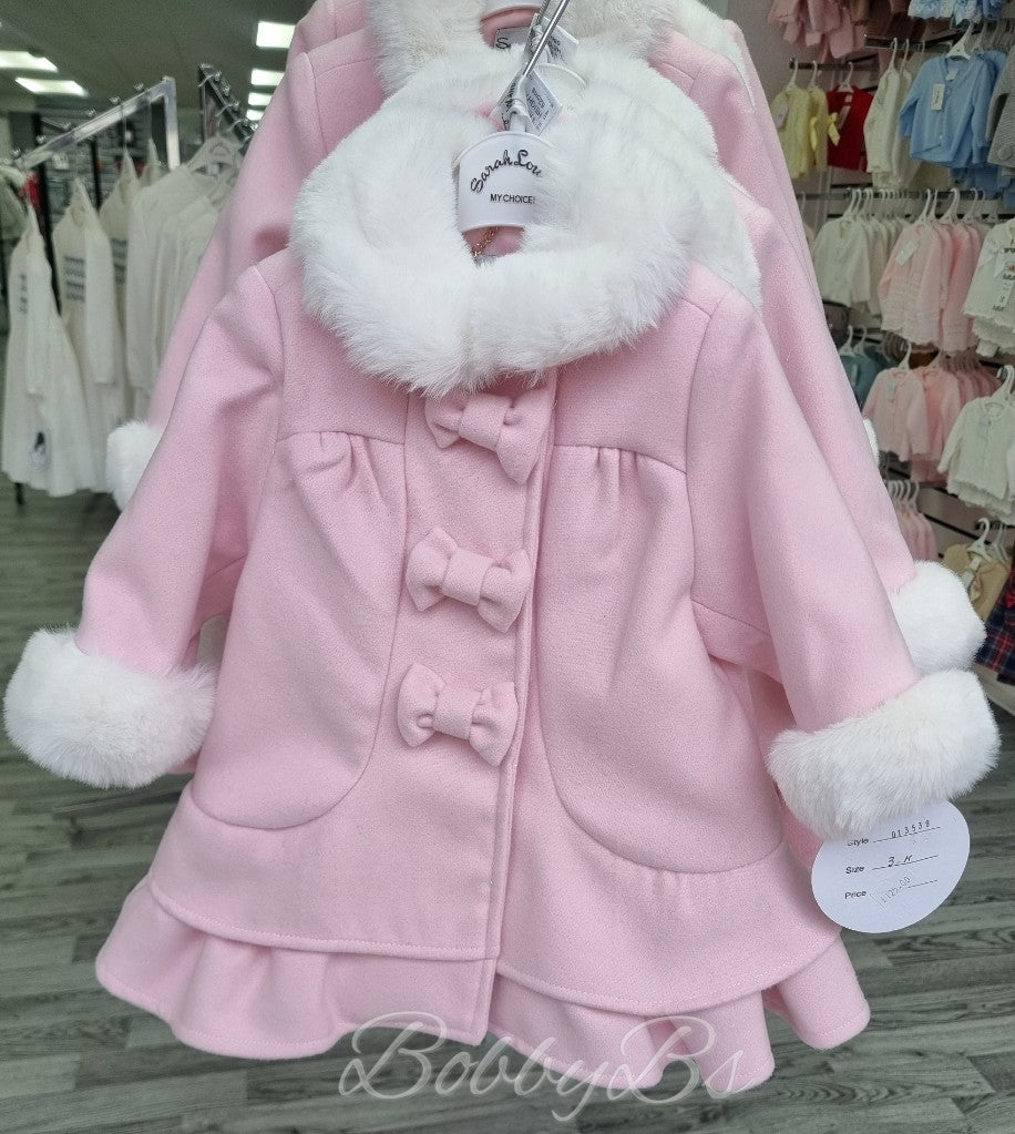 013538 - Sarah Louise Peplum coat & hat set