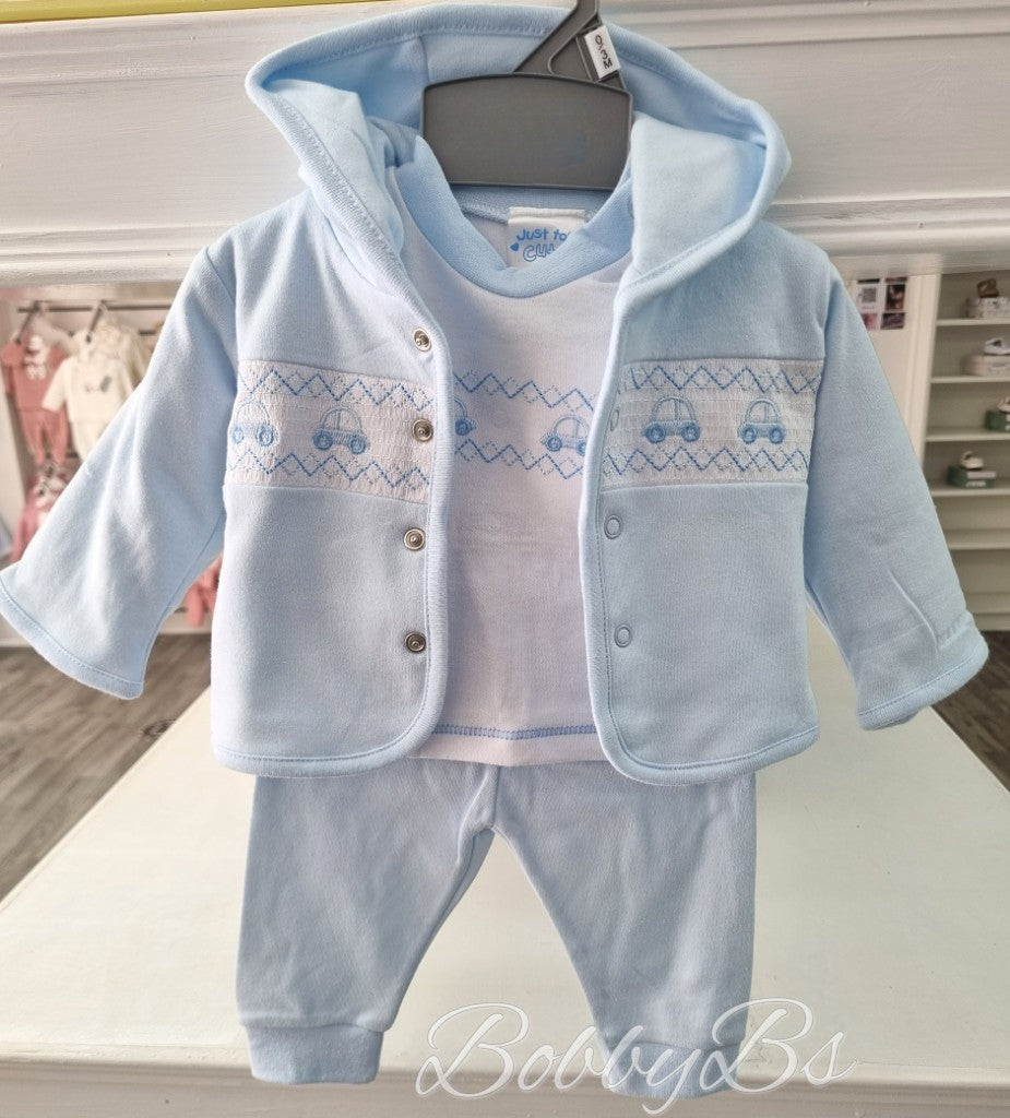 9745 - Smocked 3PC Trouser set