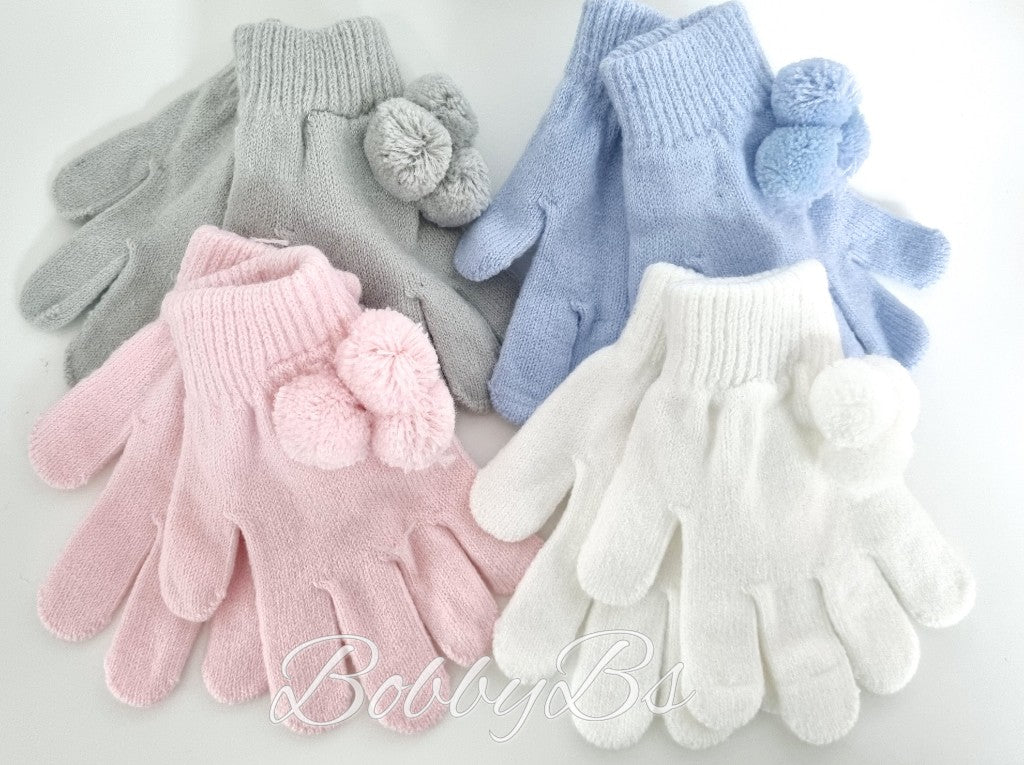 6201 - Pompom Gloves