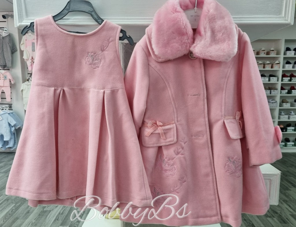 PD45 - Pink traditional coat & dress