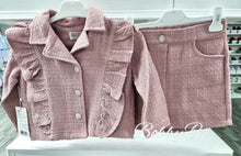 Load image into Gallery viewer, R664 - Luxury Woven Dusty Pink skirt set
