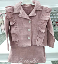Load image into Gallery viewer, R664 - Luxury Woven Dusty Pink skirt set