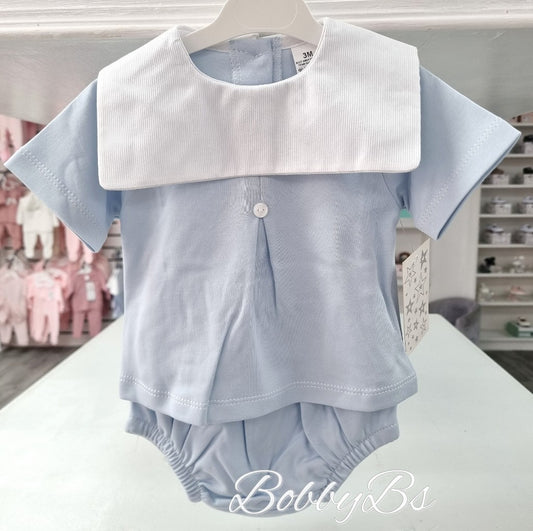 SG123 - Blue Cotton Jampant set