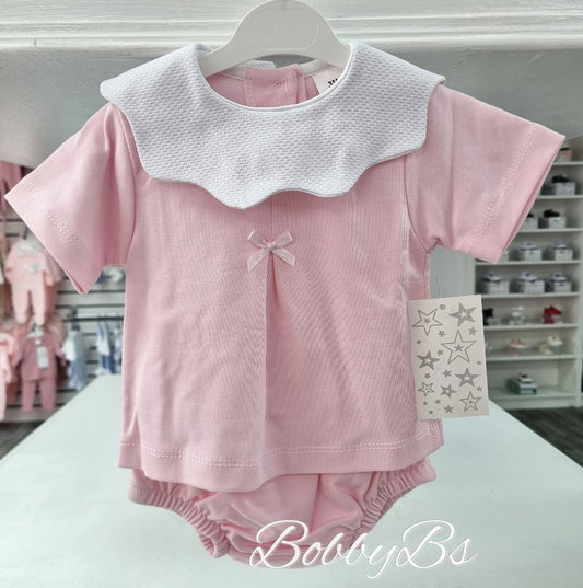 SG124 - Pink Cotton Jampant set