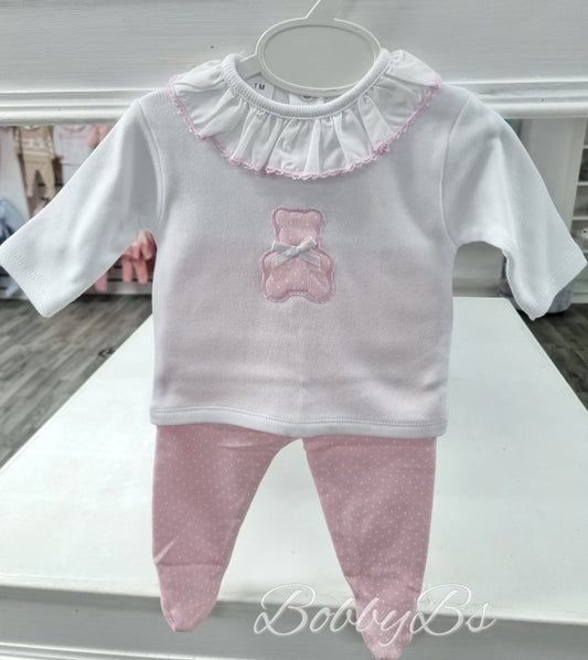 MOD2 - Pink Teddy Cotton trouser set