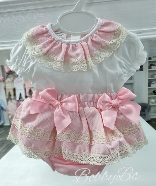 EL210 - Pink frilly JP set