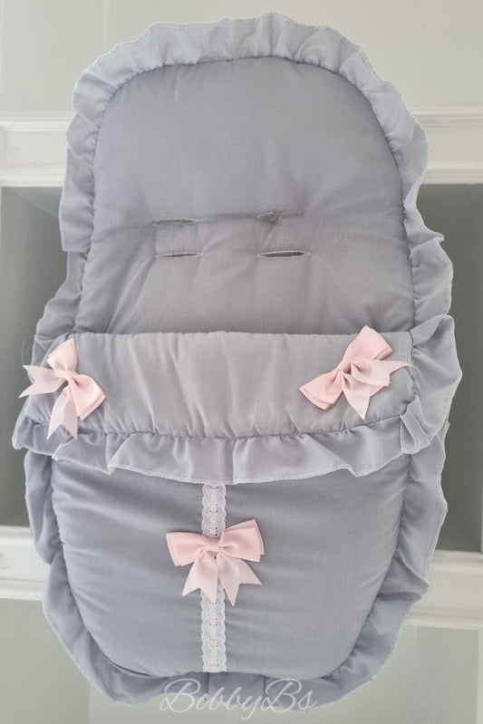 CSGP - Universal Grey/Pink Carseat Cosytoes