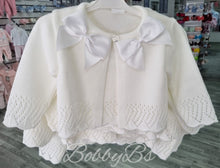 Load image into Gallery viewer, 165/4054 - Double Satin Bow Cardigan