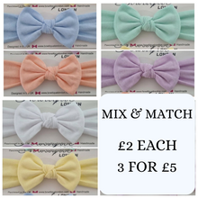 Load image into Gallery viewer, 4SBW2 - Soft Baby Wrap hairband