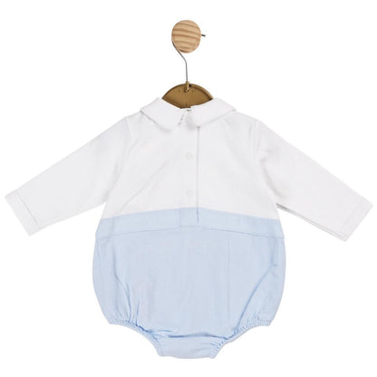 MB5994 - Baby Blue Cord Romper