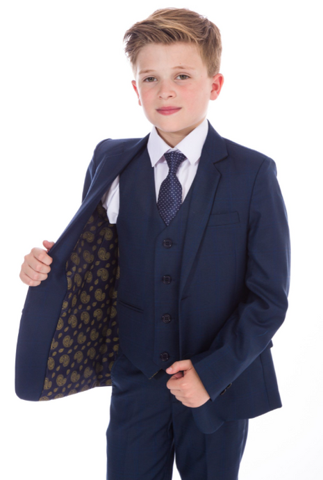 LG-N5S -  Special Occasion Boys Navy 5 Piece suit