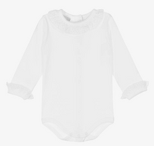 Load image into Gallery viewer, 1191 - White Frilly collar Babidu vest