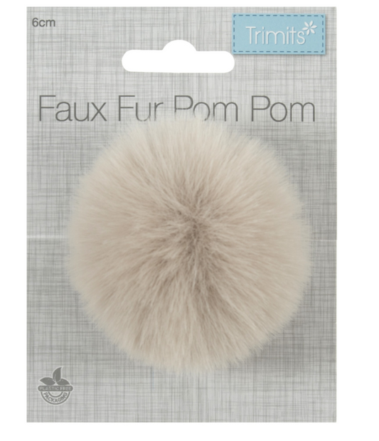 5022 - 6CM Faux Fur PomPom