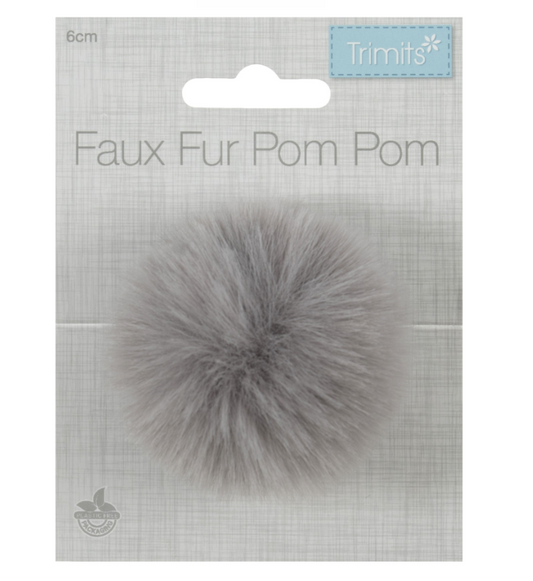 5022 - 6CM Faux Fur PomPom