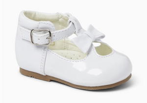21201 - Hardsole Patent bow shoe
