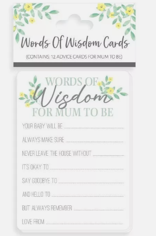 33144 - Words of wisdom cards