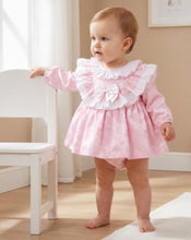 Load image into Gallery viewer, 2415 - Pink Jacquard Dress set