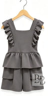 Grey School Playsuit