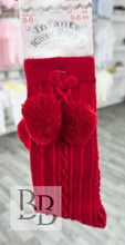 Load image into Gallery viewer, S355 - Knee high Pompom sock.