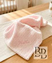 Load image into Gallery viewer, 6400 - Personalised Waffle Baby Blanket