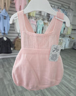 SG11 - Pink Knitted romper