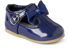 Load image into Gallery viewer, PAULA - Navy Hardsole Patent shoe